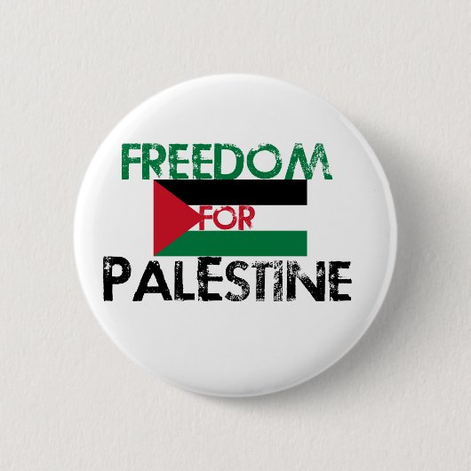 Vrijheid voor Palestina Ronde Button 5,7 Cm (Voorkant)