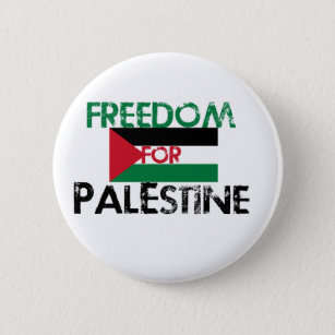 Vrijheid voor Palestina Ronde Button 5,7 Cm