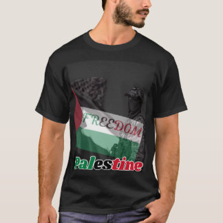 Vrijheid voor Palestina – Solidariteit Camouflage  T-shirt