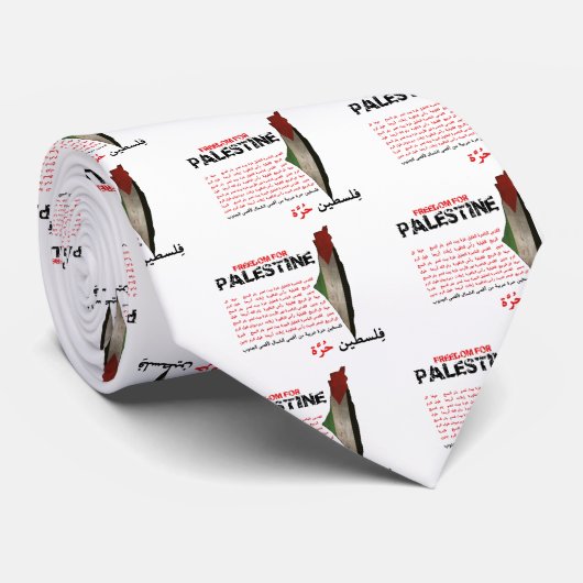 Vrijheid voor Palestina Stropdas (Opgerold)