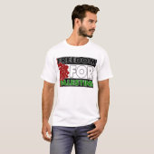 Vrijheid voor Palestina T-shirt (Voorkant volledig)