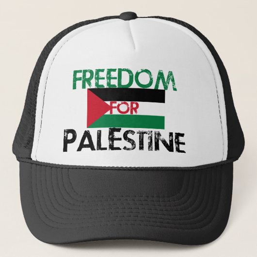 Vrijheid voor Palestina Trucker Pet (Voorkant)