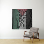 Vrijheid voor Palestina Wandkleed (In Situ (horizontaal))