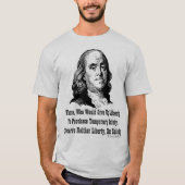 Vrijheid voor veiligheid T-shirt (Voorkant)