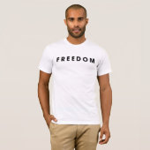 Vrijheid, vrijheid Charlie T-shirt (Voorkant volledig)