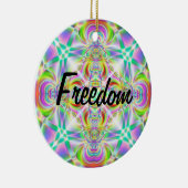 Vrijheid - Vrijheid Keramisch Ornament (Rechts)