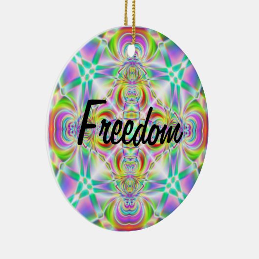Vrijheid - Vrijheid Keramisch Ornament (Rechts)