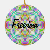 Vrijheid - Vrijheid Keramisch Ornament (Voorkant)