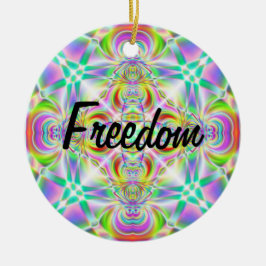 Vrijheid - Vrijheid Keramisch Ornament
