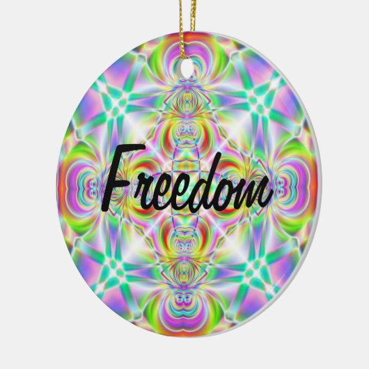 Vrijheid - Vrijheid Keramisch Ornament (Links)