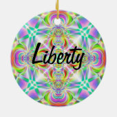 Vrijheid - Vrijheid Keramisch Ornament (Achterkant)