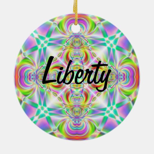 Vrijheid - Vrijheid Keramisch Ornament (Achterkant)