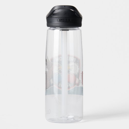 Vrijheid vs. Focus in een fles (Achterkant)