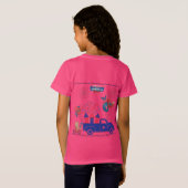 Vrijheid Vuurwerk Dromen heet roze T-shirt (Achterkant volledig)