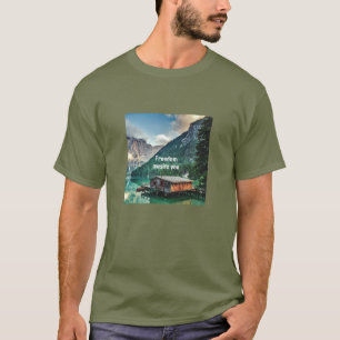 Vrijheid wacht op je (donker) T-shirt