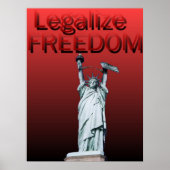 Vrijheid wettigen poster (Voorkant)