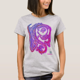 Vrijheid, wijsheid en kracht met Dragon, Russisch T-shirt