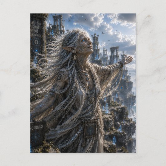Vrijheid / Wind Walker / Eindeloze Kliffen Briefkaart (Voorkant)