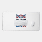 Vrijheid zit in ons DNA Patriottisch Vector T-shir Bureaumat (Keyboard & Muis)