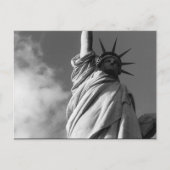 vrijheid zwart - wit briefkaart (Voorkant)
