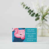 Vrijheid zwemleraar visitekaartje (Staand voorkant)