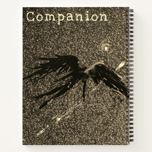 Vrijheidgezelschap met scharnierende figuur in de notitieboek (Achterkant)