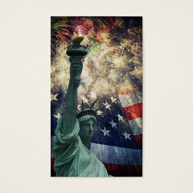 Vrijheids- en ondernemingsbeeld visitekaartje (Voorkant)