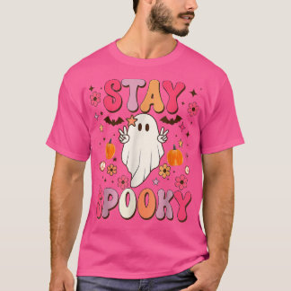 Vrijheids- en spreektijd Cute Halloween Ghost Bats T-shirt