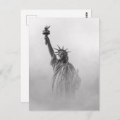 VrijheidsAmerika zwart-wit Briefkaart (Voorkant / Achterkant)