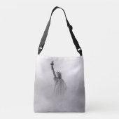 VrijheidsAmerika zwart-wit Crossbody Tas (Achterkant)