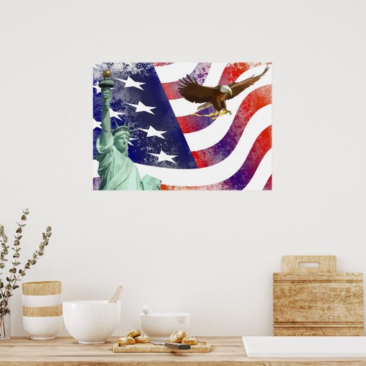 Vrijheidsbaldenarend Poster (Keuken)