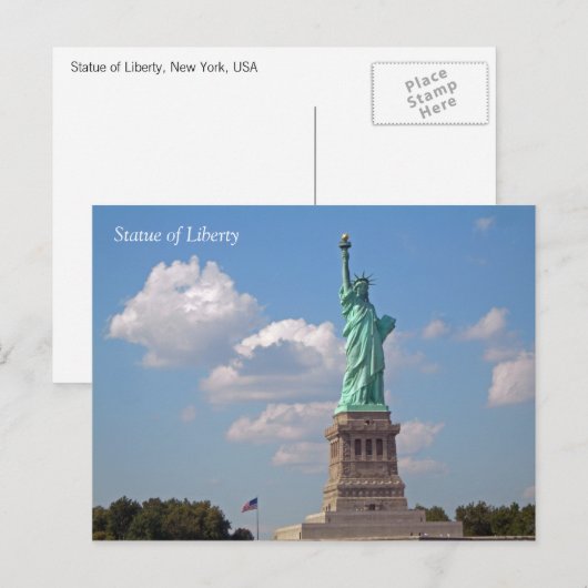 Vrijheidsbeeld 002 briefkaart (Voorkant / Achterkant)