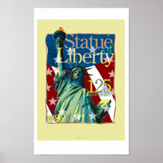 Vrijheidsbeeld 125e Jubileum Poster