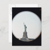 Vrijheidsbeeld 1886 briefkaart (Voorkant / Achterkant)