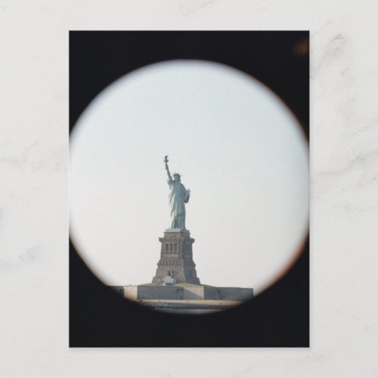 Vrijheidsbeeld 1886 briefkaart (Voorkant)