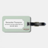 Vrijheidsbeeld 1900 bagagelabel (Achterkant horizontaal)