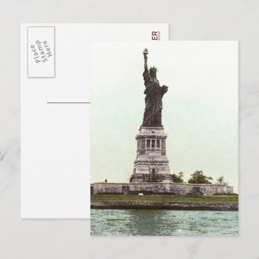 Vrijheidsbeeld 1900 briefkaart (Voorkant / Achterkant)