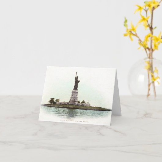 Vrijheidsbeeld 1900 kaart (Gele Bloem)