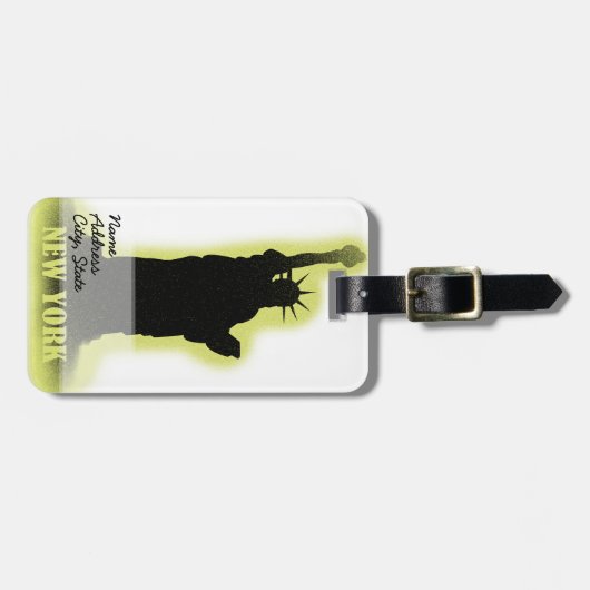  vrijheidsbeeld 2 bagagelabel (Voorkant horizontaal)