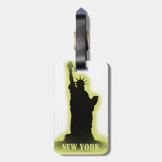  vrijheidsbeeld 2 bagagelabel (Achterkant verticaal)