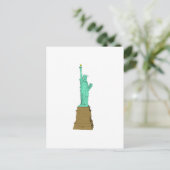 Vrijheidsbeeld: 3D-model: Briefkaart (Staand voorkant)