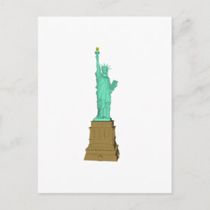 Vrijheidsbeeld: 3D-model: Briefkaart