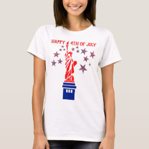 Vrijheidsbeeld 4 juli Amerikaans T-shirt