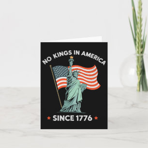 Vrijheidsbeeld 4 juli Geen koningen in Amerika Zon Kaart