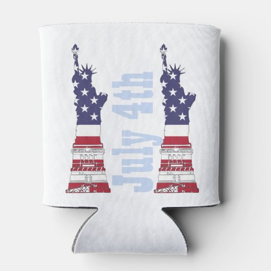 Vrijheidsbeeld, 4 juli Koelbox Blikjeskoeler (Achterkant)