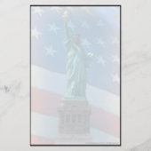 Vrijheidsbeeld - Aangepaste schrijfbenodigdheden Briefpapier (Voorkant)