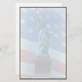 Vrijheidsbeeld - Aangepaste schrijfbenodigdheden Briefpapier (Voorkant / Achterkant)
