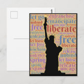 Vrijheidsbeeld Amerika Briefkaart (Voorkant / Achterkant)