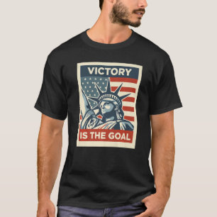 Vrijheidsbeeld Amerika's symbool van de hoop op vr T-shirt