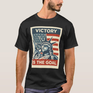 Vrijheidsbeeld Amerika's symbool van de hoop op vr T-shirt